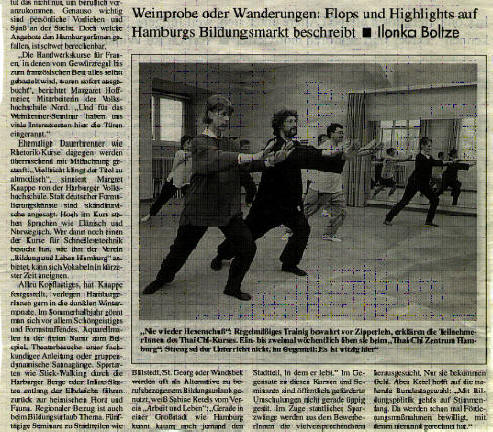 Tai Chi Othmarschen Presse Hamburg VHS-West